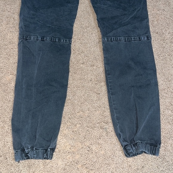 Nili Lotan Cropped French Military Pants Zip Jogger Ankle Carbon 4 - Picture 12 of 14